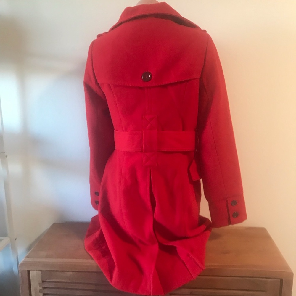 Worthington Red Trenchcoat size smalll - Picture 11 of 14